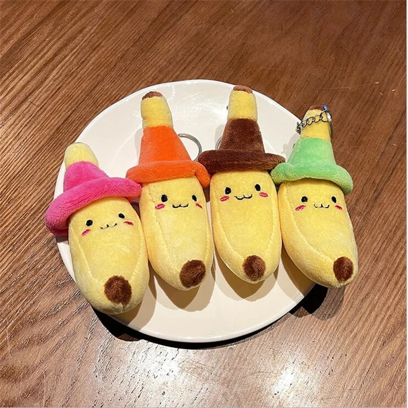 

1PCS Fun Creative Cartoon Banana Plush Soft Toys Cushion Baby Cute Plush Doll Children Fruit Toys Girls Gift 13CM