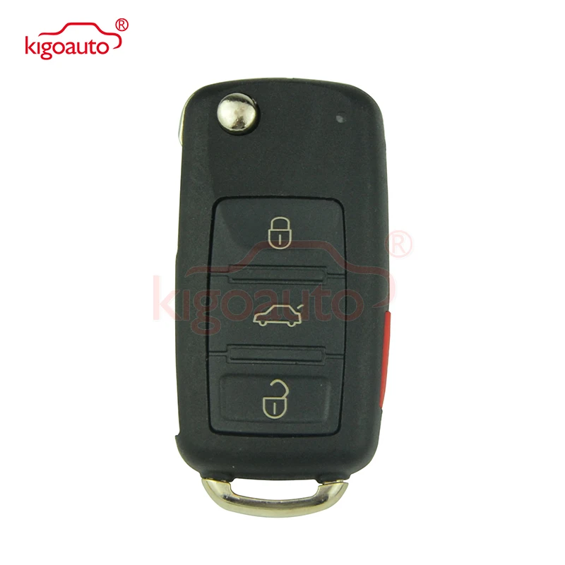 Kigoauto 300959753AA Remote Smart Key Fob 3 Button with Panic 315MHZ ASK/FSK HITAG-2 ID46 PCF7946 for VW Touareg