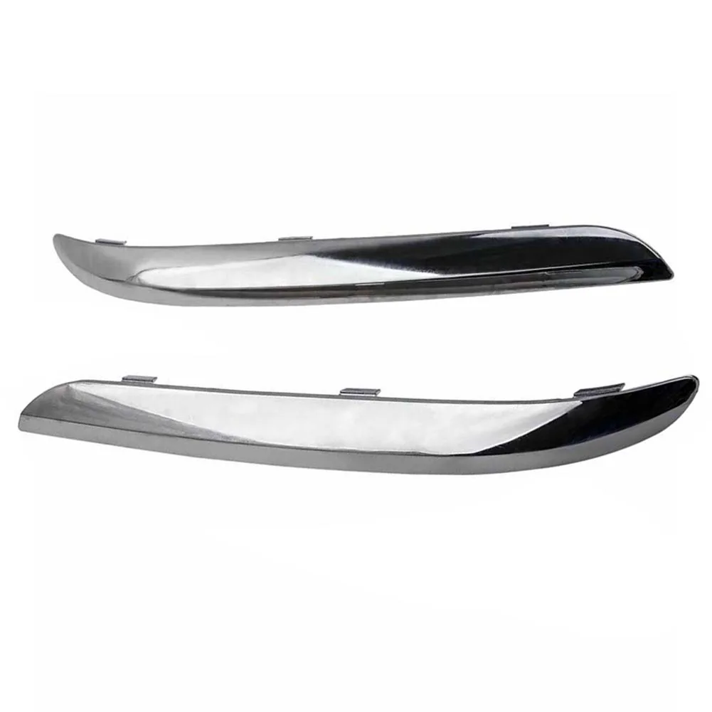 1Pair Chrome Car Front Bumper Trim Set Left+Right for Chrysler 300 Accent 2011 2012 2013 2014 68127941AB 68127940AB