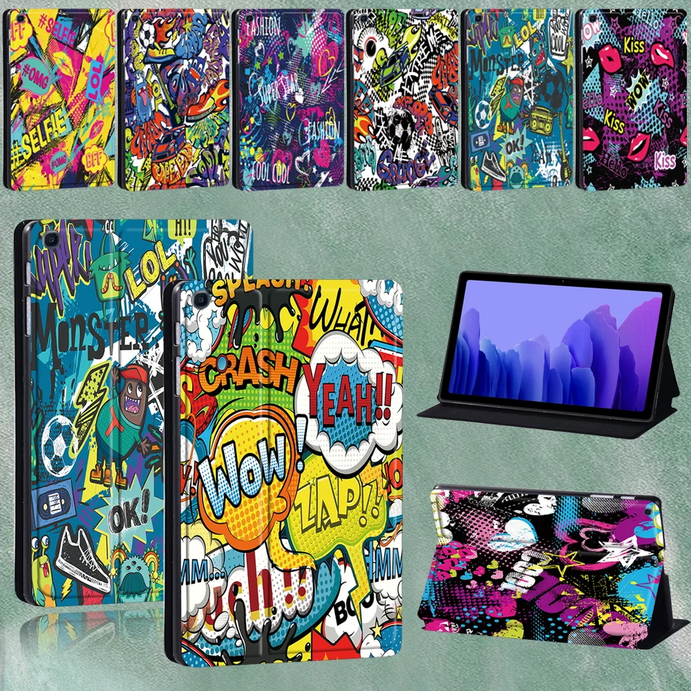 

Чехол для Samsung Galaxy Tab A7 10,4 дюйма, кожаный чехол-книжка с подставкой для Galaxy Tab A7 10,4 T500 T505 2020, чехол для планшета