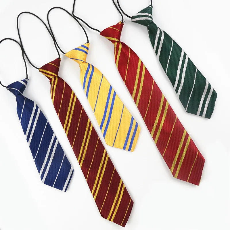 Harris Accessories Gryffindo/Slytheri/ Potter Ties College Style Student Cosplay Shirt tie Halloween Party Supplies Xtmas Gifts