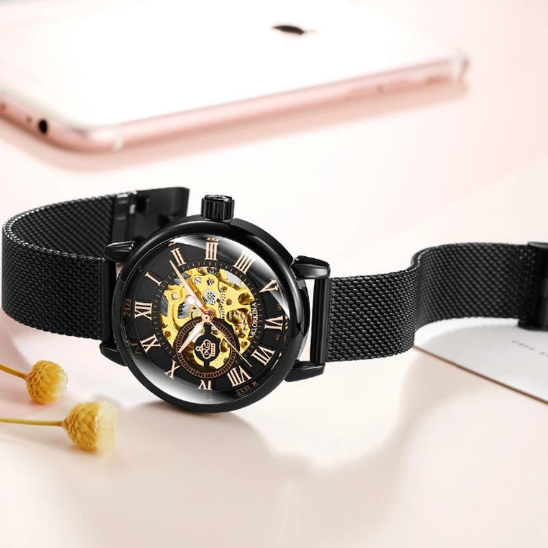 knee length dresses for ladies JW Brand Luxury Crystal Rose Gold Watches Women Fashion Bracelet Quart   GOANGIRL