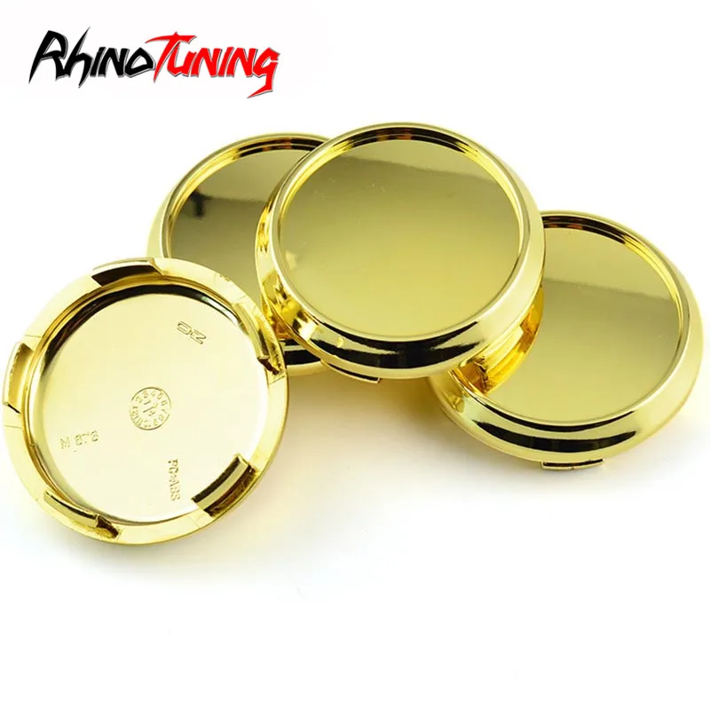 

4pcs 68mm 62mm Gold Car Auto Wheel Hub Center Caps for Rims For OZ Leggera-HLT M673 Dustproof Cover Accessories