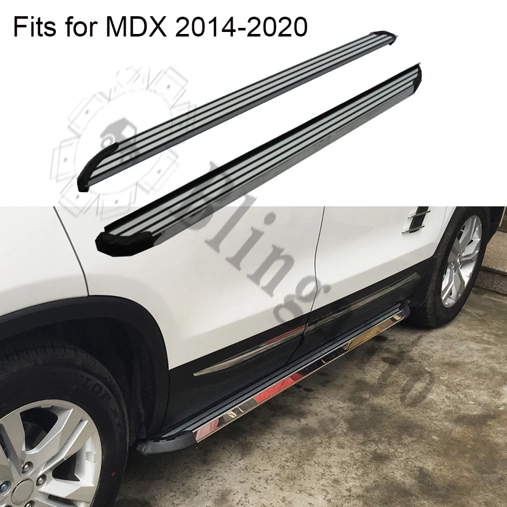 Running board fits for A.cura MDX 2014-2021 side steps nerf bar car pedal side stairs side bar 2PCS