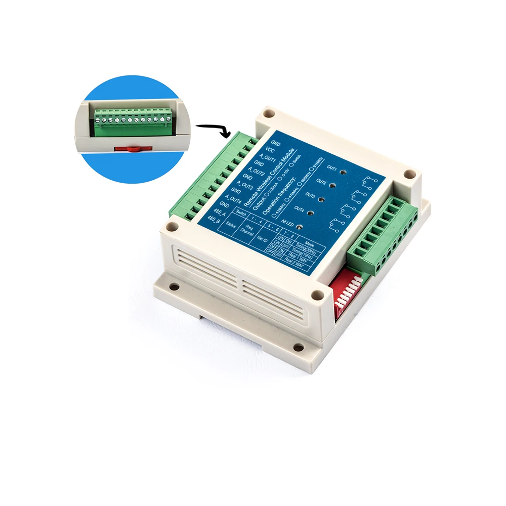 Imagem -04 - Entrada e Saída de Controle Remoto Módulo Interruptor rf para Monitoramento do Sensor Par Lote Sk106 1w 420ma