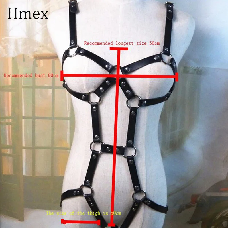 Women Set One-Piece Harness Body Belts Garters Bondage Belt Punk Bra Suspenders Straps Sexy Body Cage Belts Lingerie