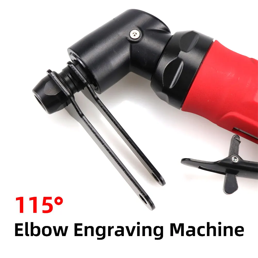 115° Elbow Pneumatic Engraving Grinder Wind Grinder Tire Repair Grinder Sander for Ironwork Woodwork Tire Industry Mold Process