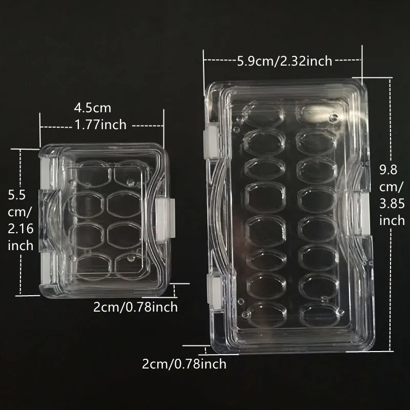 5pcs Dentistry Tooth Box with Film Denture Box Veneers Storage Materials Aesthetic Dentist for Dental Technician Tools Products