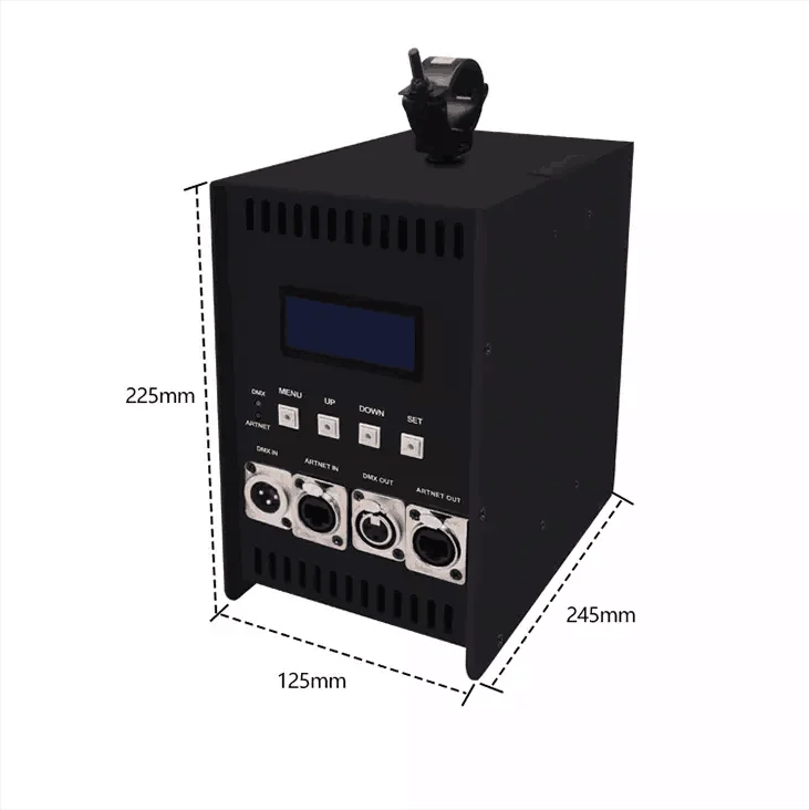 AC110-220V input Built-in Power Supply output DC5V-24V Artnet Eternet to SPI/DMX 4channels controller For WS2815 WS2812B WS2811