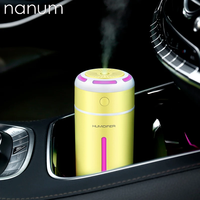 New Mini Colorful light humidifier Essential Oil Diffuser Aroma Lamp LED Night Light USB Ultrasonic Fogger Car air freshener