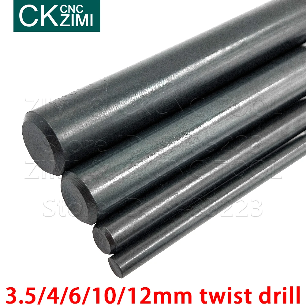 1P 3.5Mm 4Mm 6Mm 10Mm 12Mm Mata Bor HSS Baja Kecepatan Tinggi Lurus Pisau Bor Putar Alat Daya Bor Putar Kobalt untuk Logam