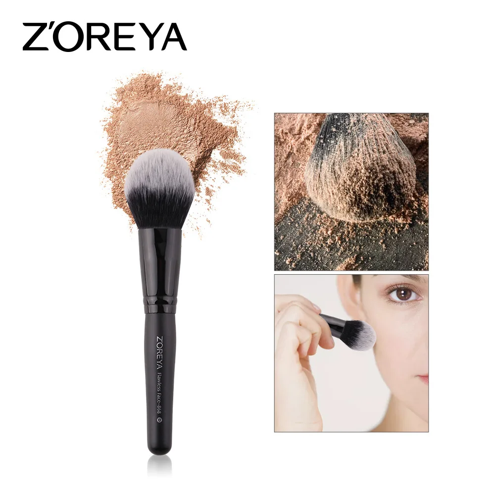 ZOREYA Face Makeup Brush Powder Blush Brush Professional Cosmetics Make up Brushes Tools Soft Foundation maquillaje pinceles