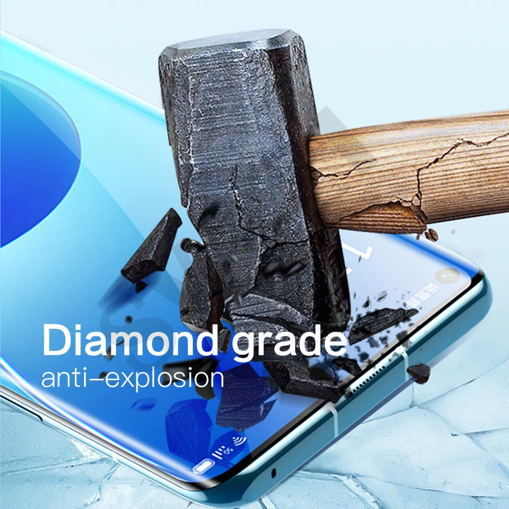 2/1Pcs full cover phone screen protector for OPPO Reno 6 5 pro plus UV Glass Reno 4 3 pro 5G UV Tempered glass protective film