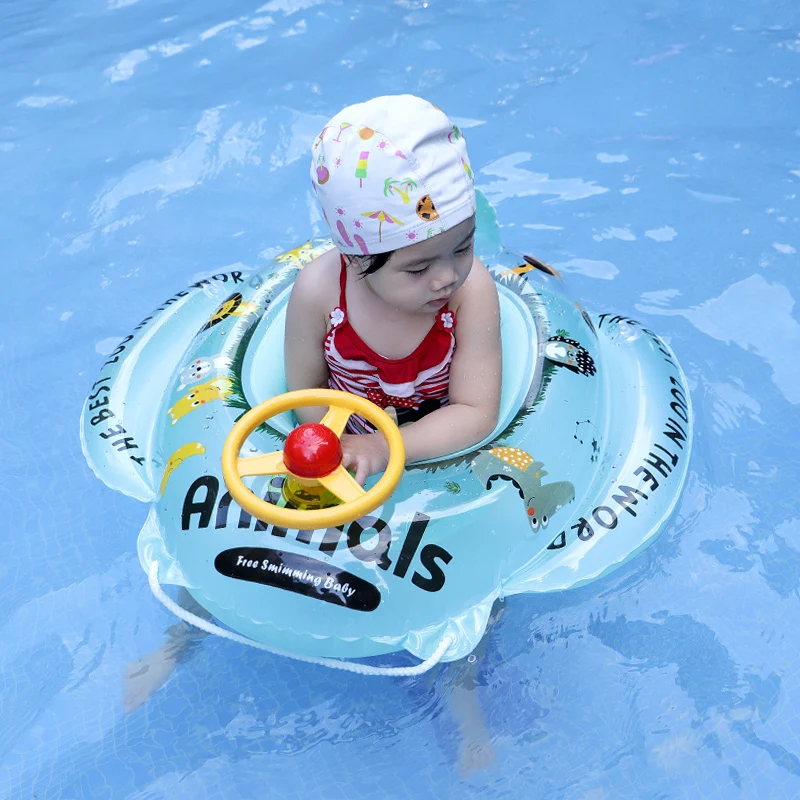 Swimbobo Baby Kids Summer Swim Pool Accessories Swimming Ring Inflatable Float Water Fun Floating Toys Seat Boat for Summer