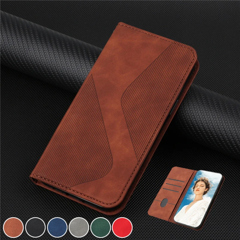 Flip Magnetic Leather Case For Huawei P40 P30 Lite Pro P40lite E Y5P Y6P Y7P Honor 9S 9C Case Cover Wallet Holder Phone Cases