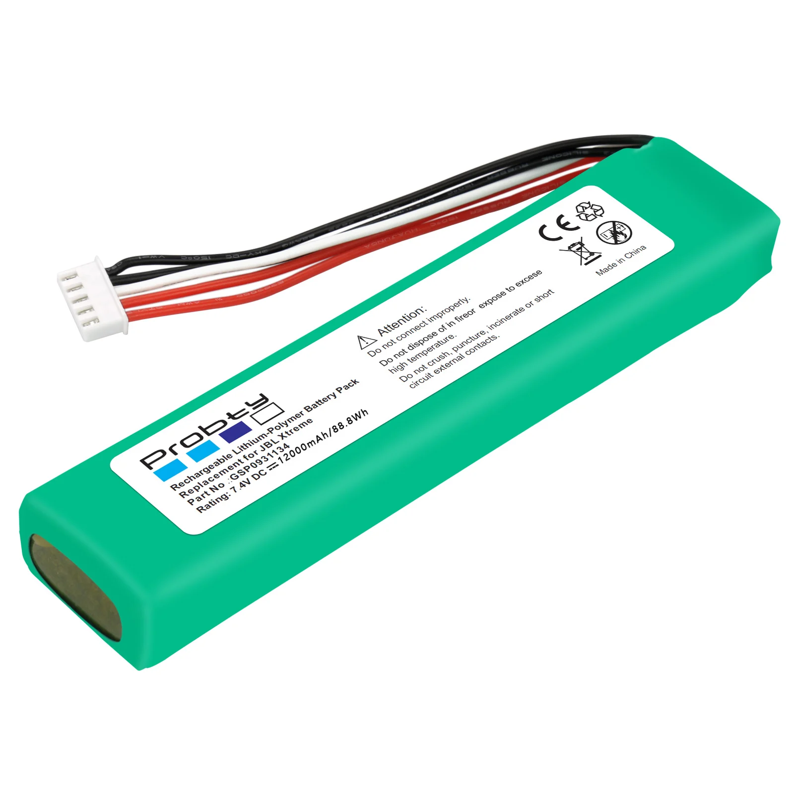 12000mAh GSP0931134 Battery for JBL XTREME Xtreme 1 Xtreme1 Speaker Batteries