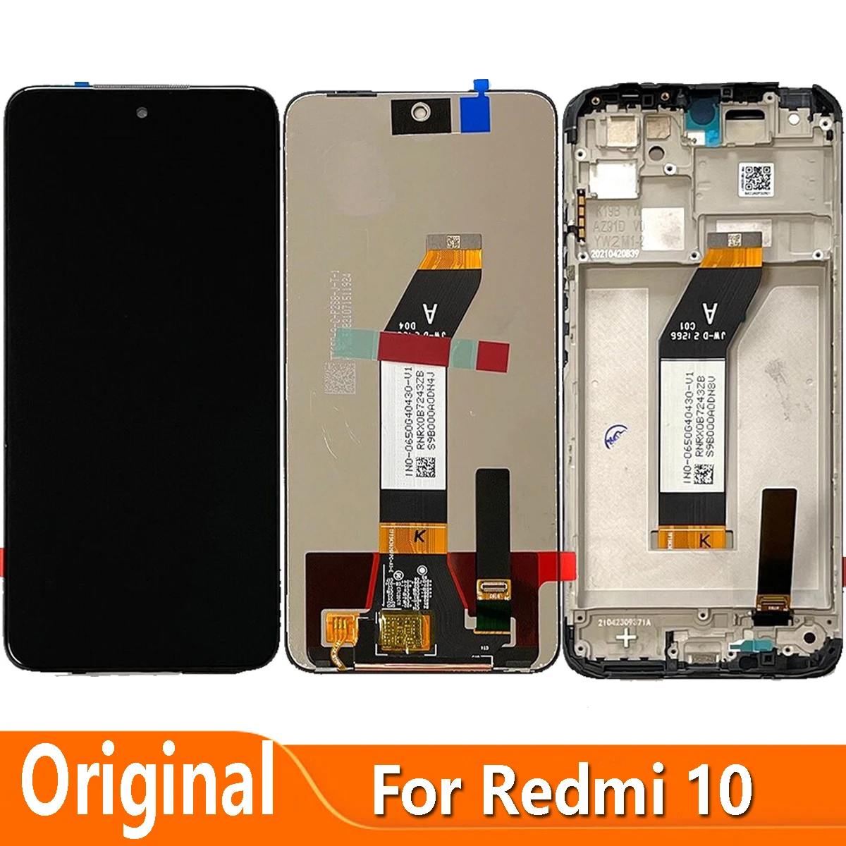 

For Xiaomi Redmi 10 21061119AG 21061119DG 21061119AL Display LCD Touch Digitizer Sensor Assembly