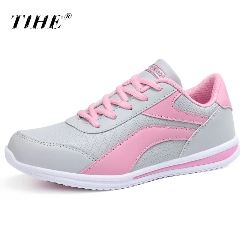 

Super Light Comfortable Stability Leather Sneakers 2019 New Autumn Fashion Tennis Shoes for Women Gym Sport Shoes Tenis Feminino