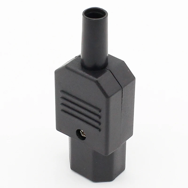 New Wholesale Price Black IEC 320 C13 Female Plug Rewirable Power Connector 3pin Socket 10A /250V