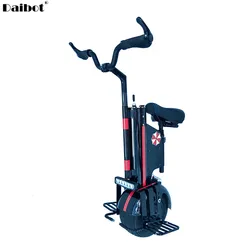 Electric Unicycle with Seat and Handle for Adults, Self Balancing Scooters, 10 Inch, 1000W, 60V, 60km