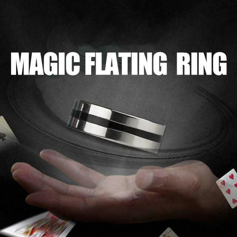 Starke Magnetische Ring Magie Requisiten Unsichtbare Metall Bühne Mentalmagie Spielzeug EIG88