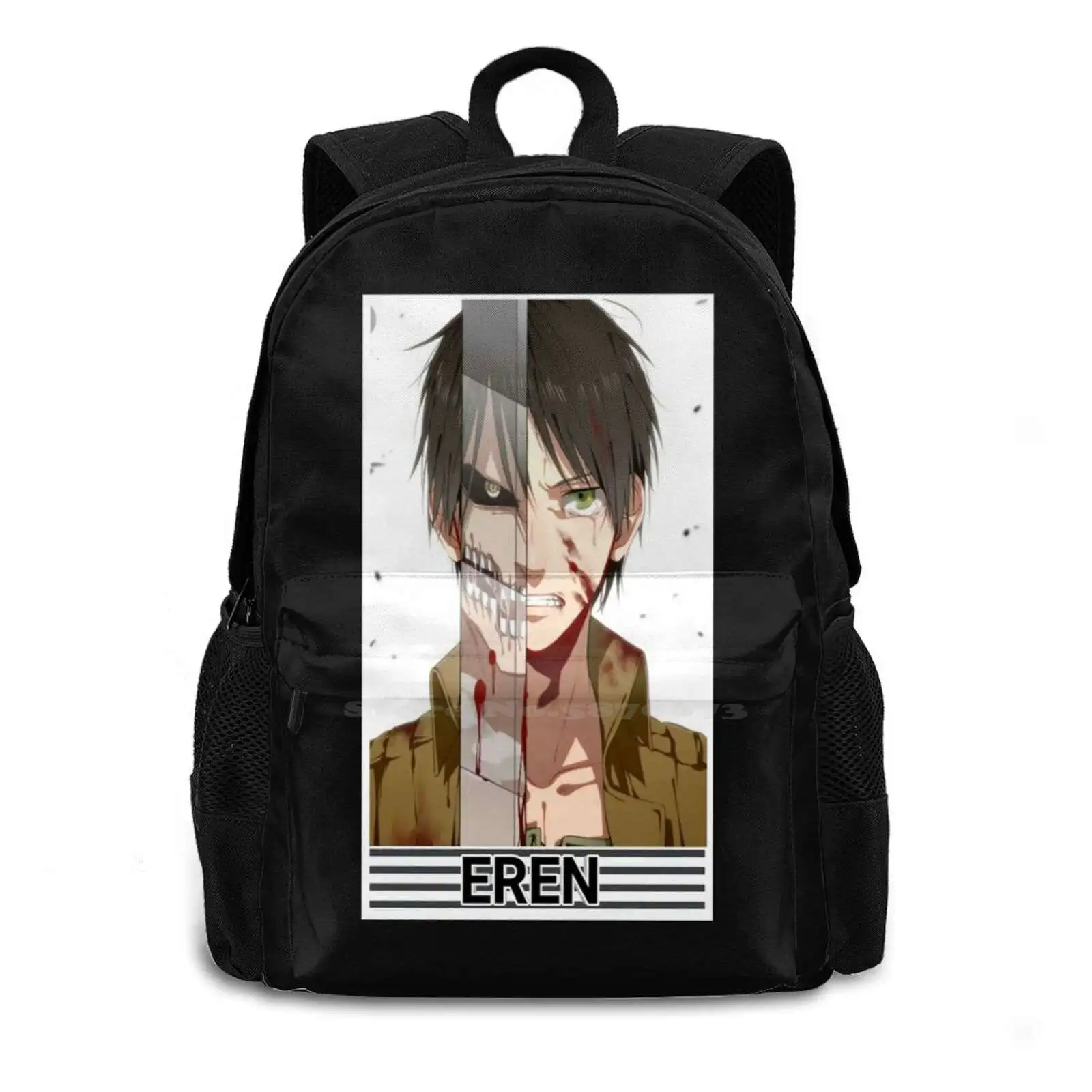 Eren School Bag Big Capacity Backpack Laptop 15 Inch Eren Anime Eren Movie Eren Design Eren 2020 Eren Artwork Eren News Eren