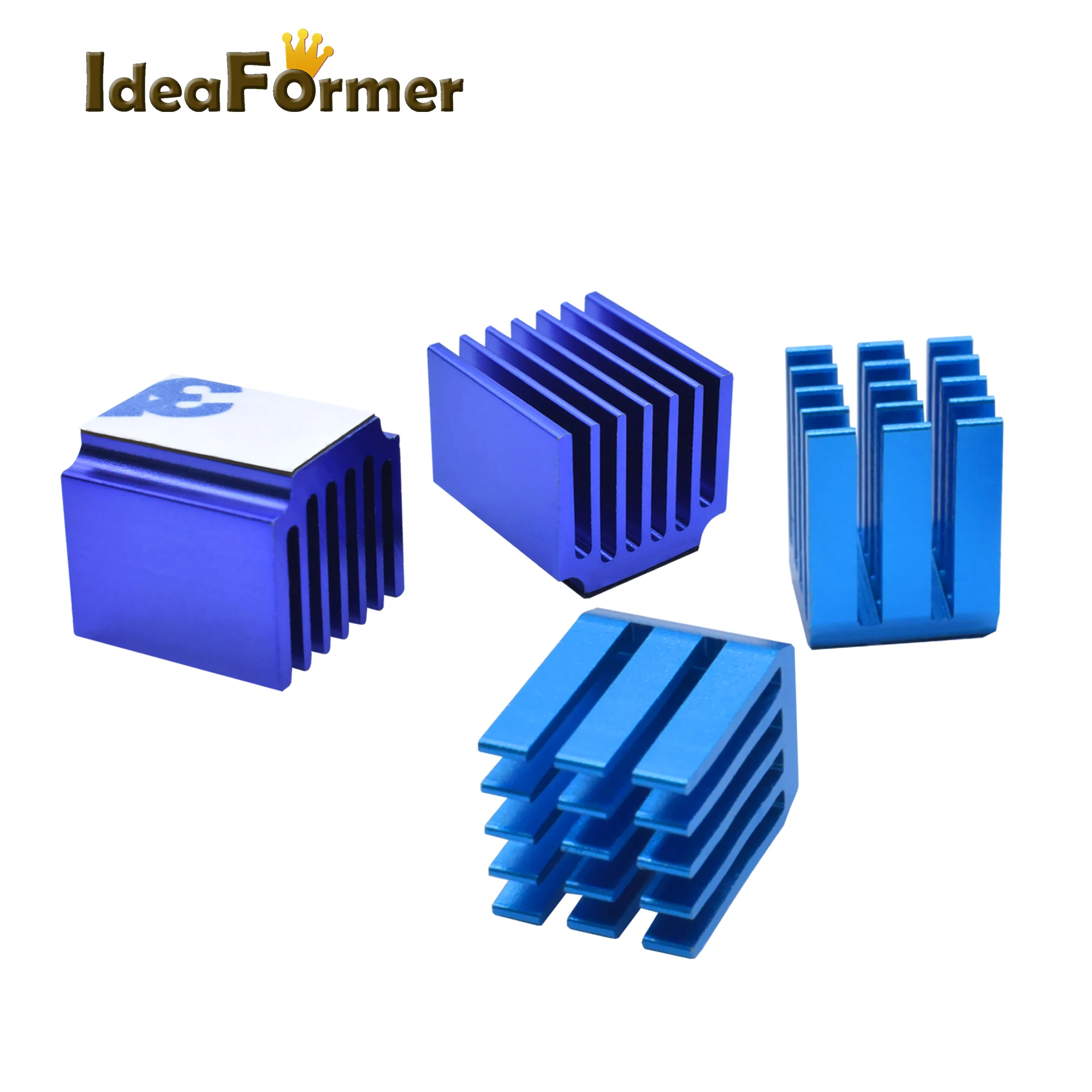 4/5/10 pcs/lot 3D Printer Parts Stepper Motor Driver Heat Sinks Cooling Block Heatsink For TMC2100 LV8729 DRV8825 Drive Modules