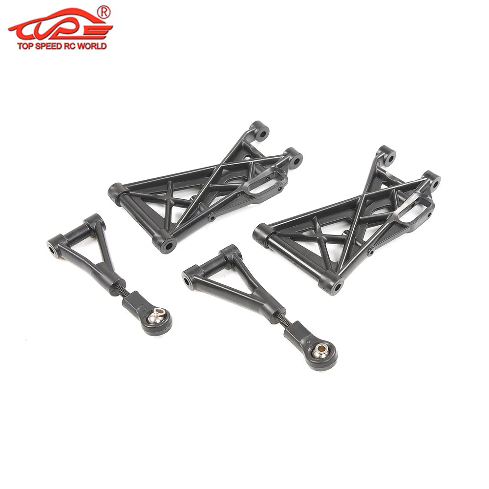 Kit para carregamento de eixo de suspensão, conjunto com braço de suspensão, torre de choque para escala 1/5, hpi, rofun, km, baja 5b, 5t, 5sc, peças de carro dianteira ou traseira