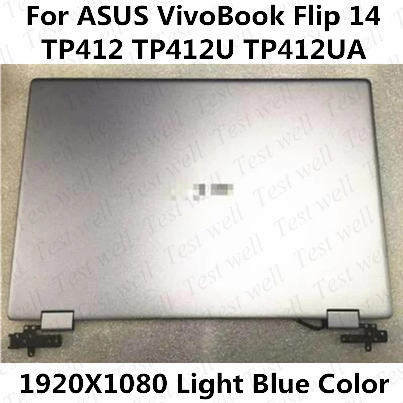 Original FHD 1080p replacement 14'' upper part of laptop for ASUS VivoBook Flip 14 TP412 TP412U TP412UA Touch Screen Assembly