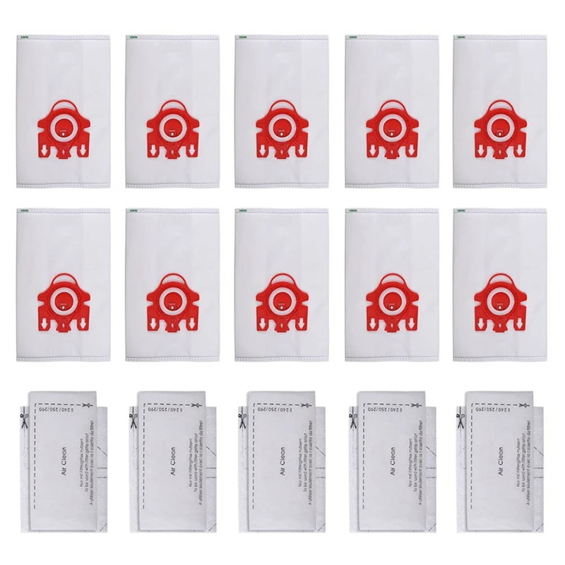 20x Dust Bag Vacuum Cleaner Filter Bag for Miele FJM Air Clean Vacuum Cleaner