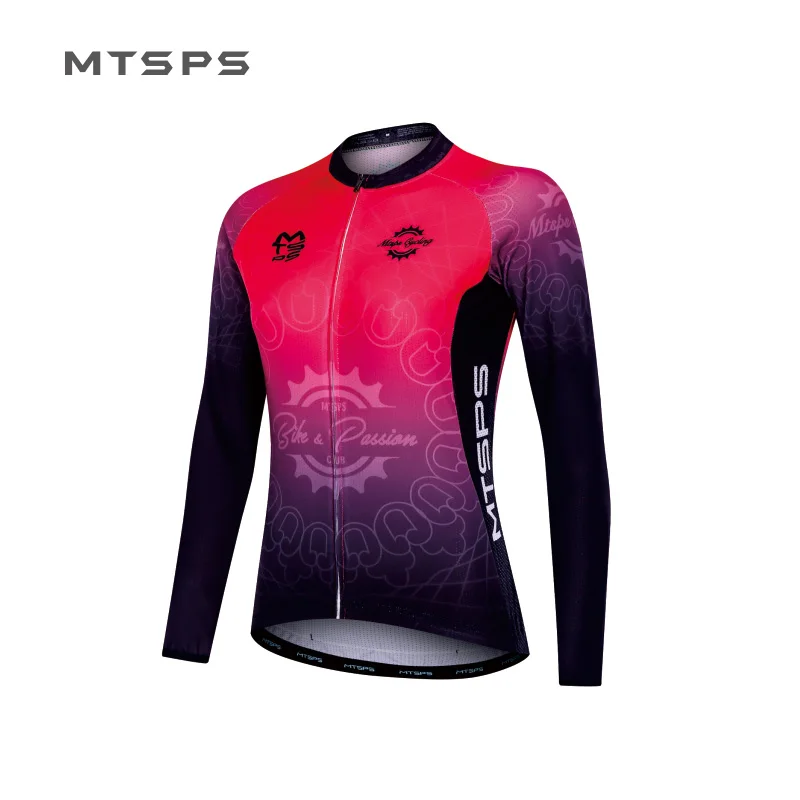 MTSPS Women Cycling Jersey Mtb Bicycle Clothing Ciclismo long sleeves Jersey  Race-Ropa-Maillot