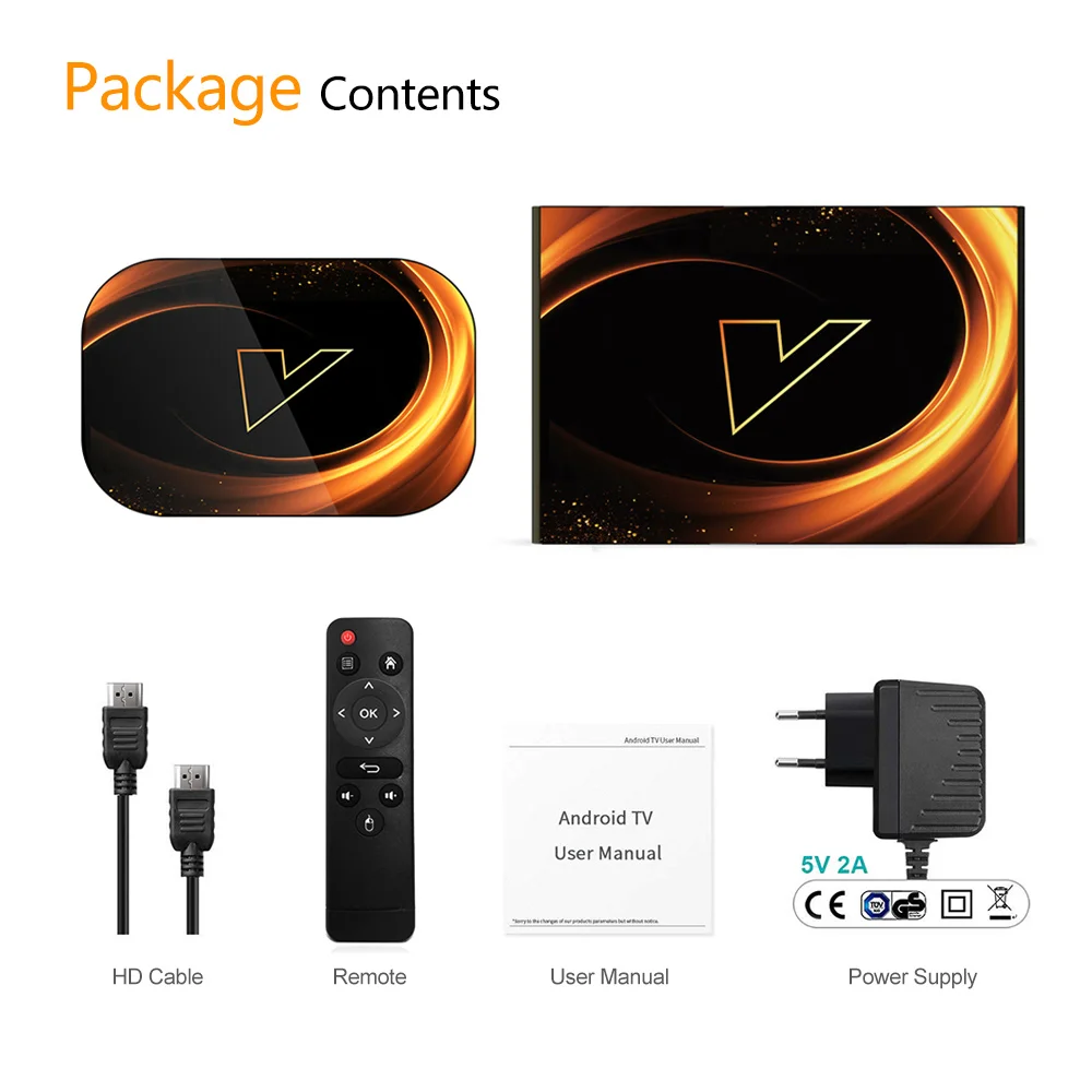 VONTAR X3 8K 4GB 128GB TV BOX Android 9.0 Amlogic S905X3 double Wifi 1080P 4K TVBOX décodeur 64GB 32GB lecteur multimédia