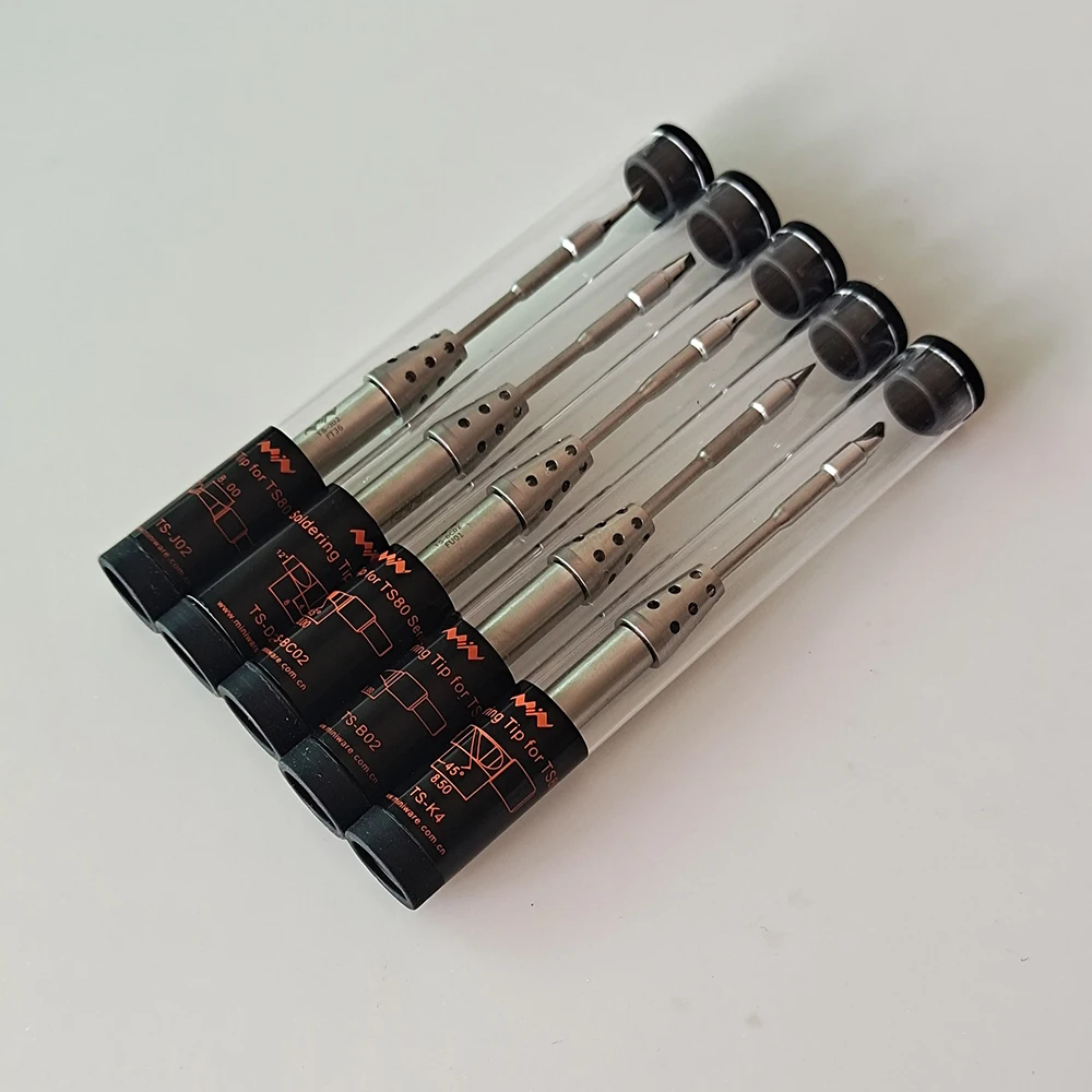 TS-K4 TS-D25 TS-B02 TS-J02 TS-BC02 Originale Testa di Saldatura TS80P Sostituzione Solder Tip TS K4 D25 B02 BC02 J02 Saldatura Strumenti set