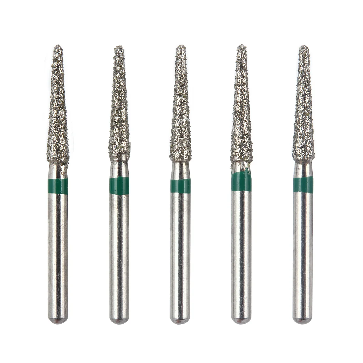 AZDENT-fresas de diamante Dental, herramienta de Odontología de alta velocidad, serie FG, diámetro de 1,6mm, 5 unids/lote por paquete