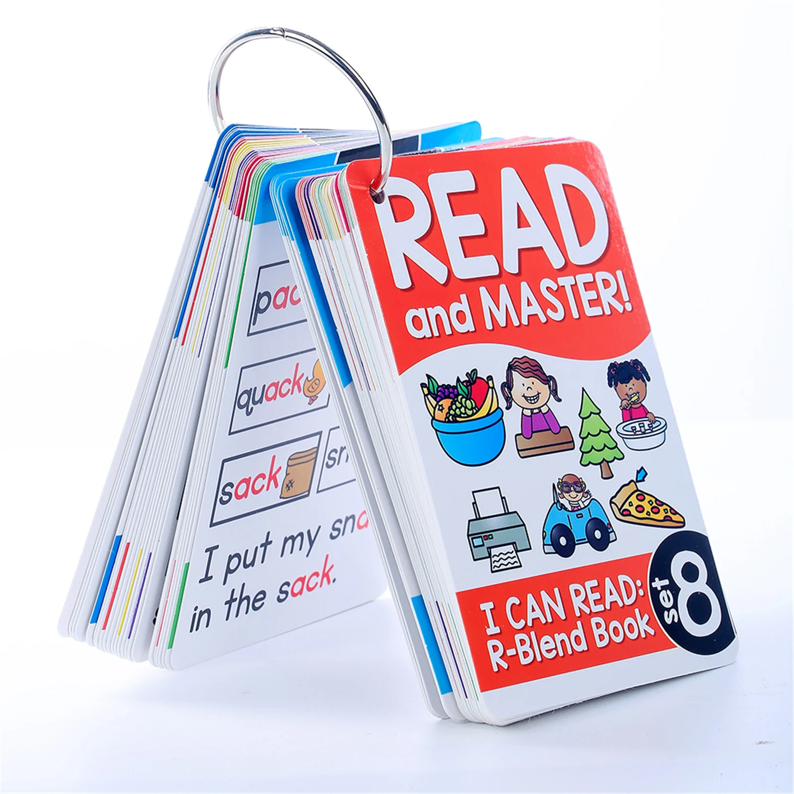 English Spelling Card Phonics Early Educational English Learning Flash Card Child-friendly Learning Method Drop Ship Wholesale