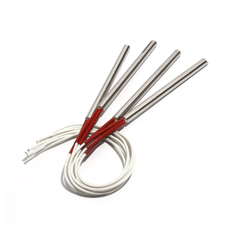 5PCS 10mm Diameter 165~185mm Length 110V/220V/380V Single-End Electric Heating Tube 304SUS Heater Element