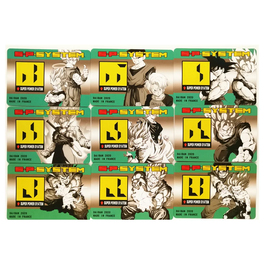 9pcs/set Super Saiyan Dragon Ball Z PP Heroes Battle Card Ultra Instinct Goku Vegeta Game Collection Cards