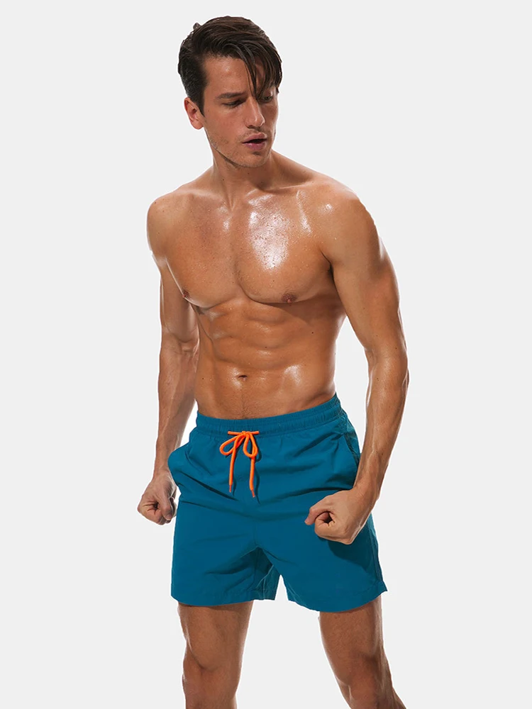 Bañador de ocio para hombre, pantalones cortos de playa, pantalones cortos deportivos de voleibol, pantalones para correr, trajes de baño, ropa interior para surfear