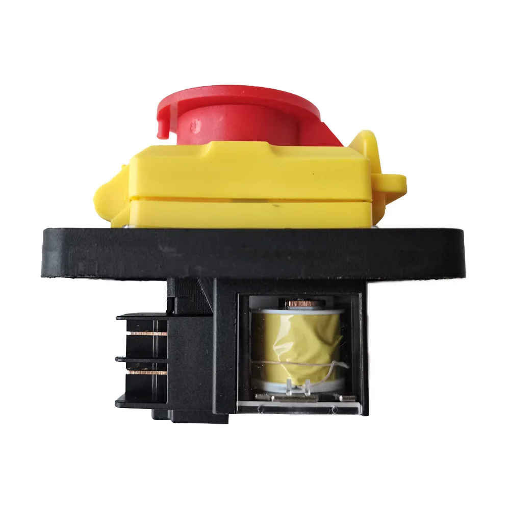 Eletromagnético Kedu Pinos Botão de Parada de Emergência para Ferramentas de Carpintaria Elétrica 16a ac 220240v ce Kjd12-interruptor