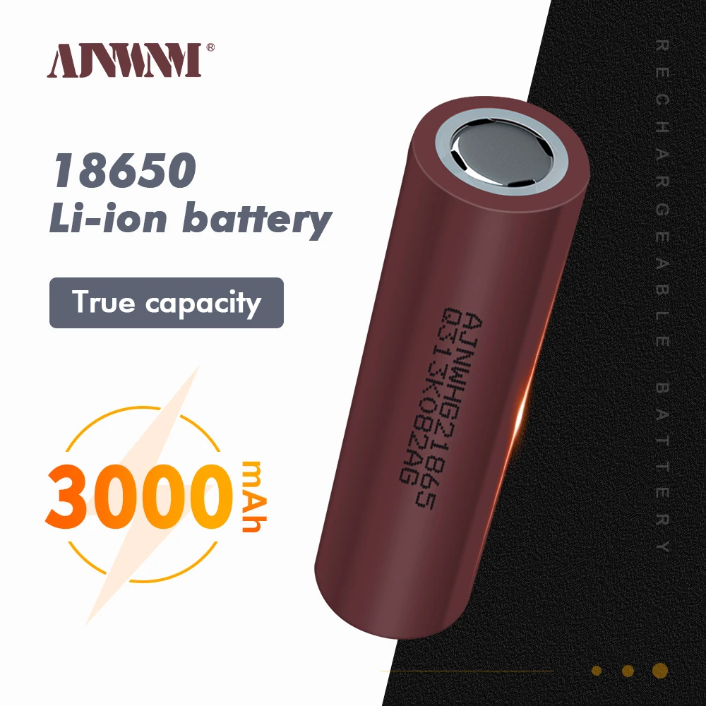 18650 Battery New Original HG21865 3000mAh 18650HG2 3.7V  20A Dischargededicated For Power Tools  Current Li-Ion Rechargeable Ba