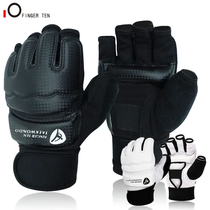 Taekwondo Gloves for Sparring Punch Bag  Martial Arts Boxing Training Fingerless Karate Men Women Kids Dropshipping