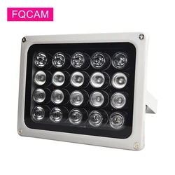 Ac 220v cctv leds 20 peças, ir luz de enchimento cctv iluminador leds infravermelho lâmpada ip66 850nm à prova d' água visão noturna para câmera cctv