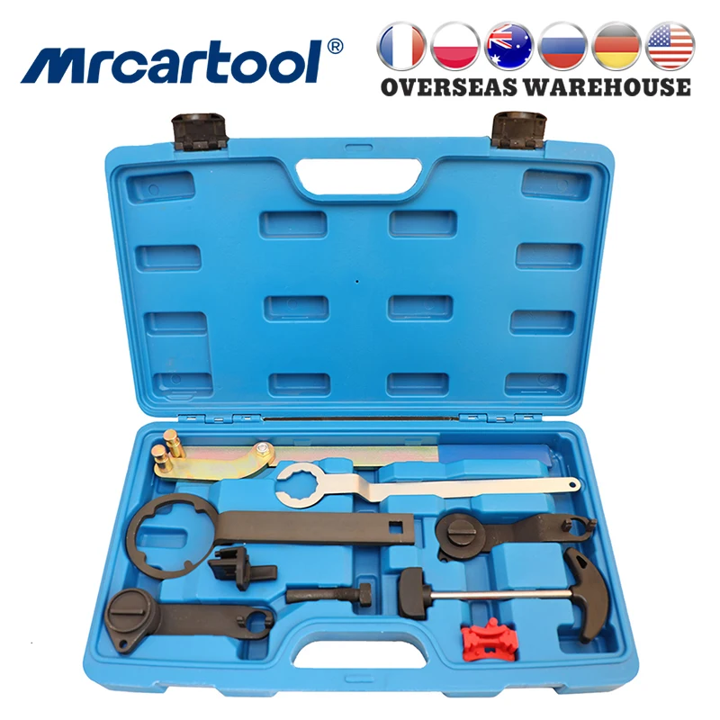 

MRCARTOOL Petrol Engine Timing Camshaft Tool Set For VW Audi Seat Skoda 1.0 1.2 1.4 TSI TFSI 3 & 4 Cyl EA211 Car Repair Tool