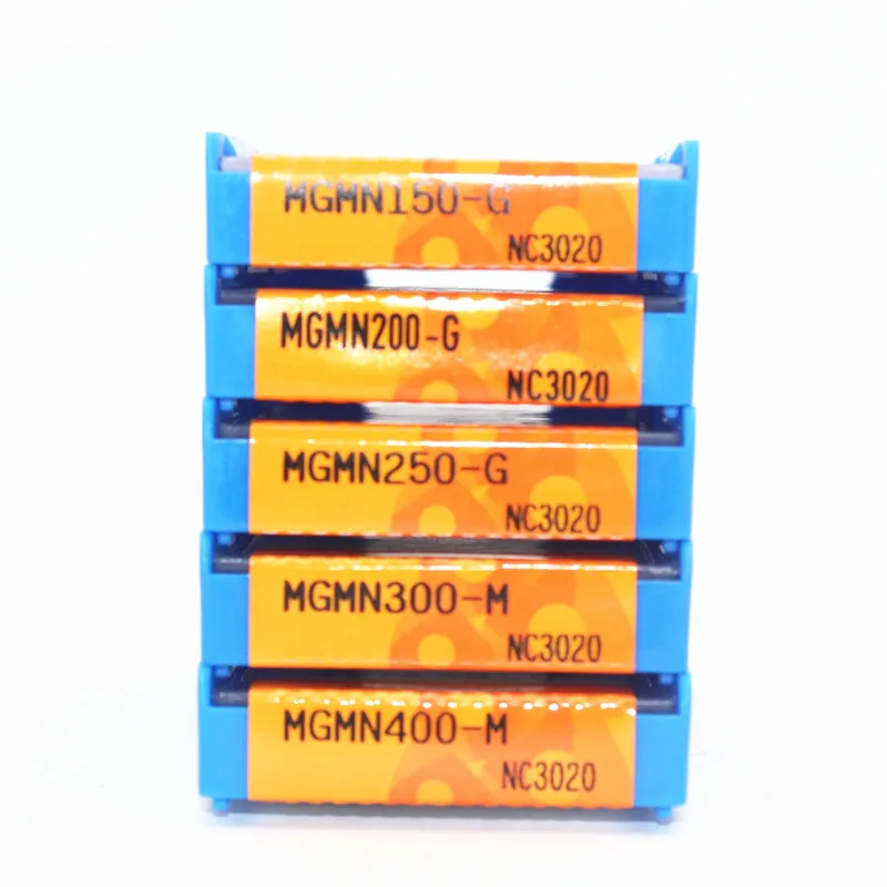 MGMN150 MGMN200 MGM300 MGMN400 NC3020 NC3030 PC9030 10 قطعة الحز كربيد إدراج CNC مخرطة القاطع تحول أداة cnc أداة