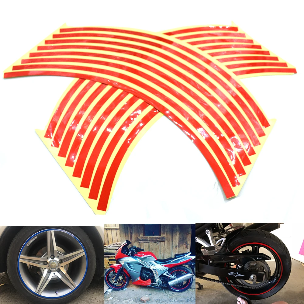 

Universal car motorcycle wheel sticker reflective rim stripe tape for BMW K1600 K1200R K1200S R1200R R1200S R1200ST R1200GS