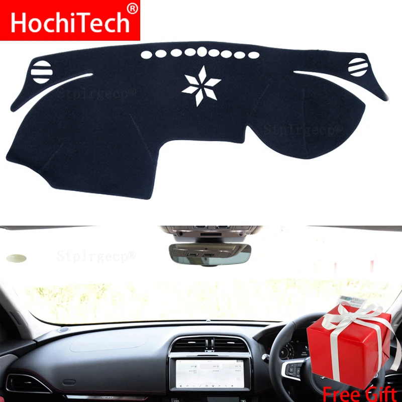 

Чехол для приборной панели Jaguar F-PACE 2017 2018 2019 2020 FPACE F PACE, защитный коврик от солнца, коврик для защиты от УФ-лучей, правый руль