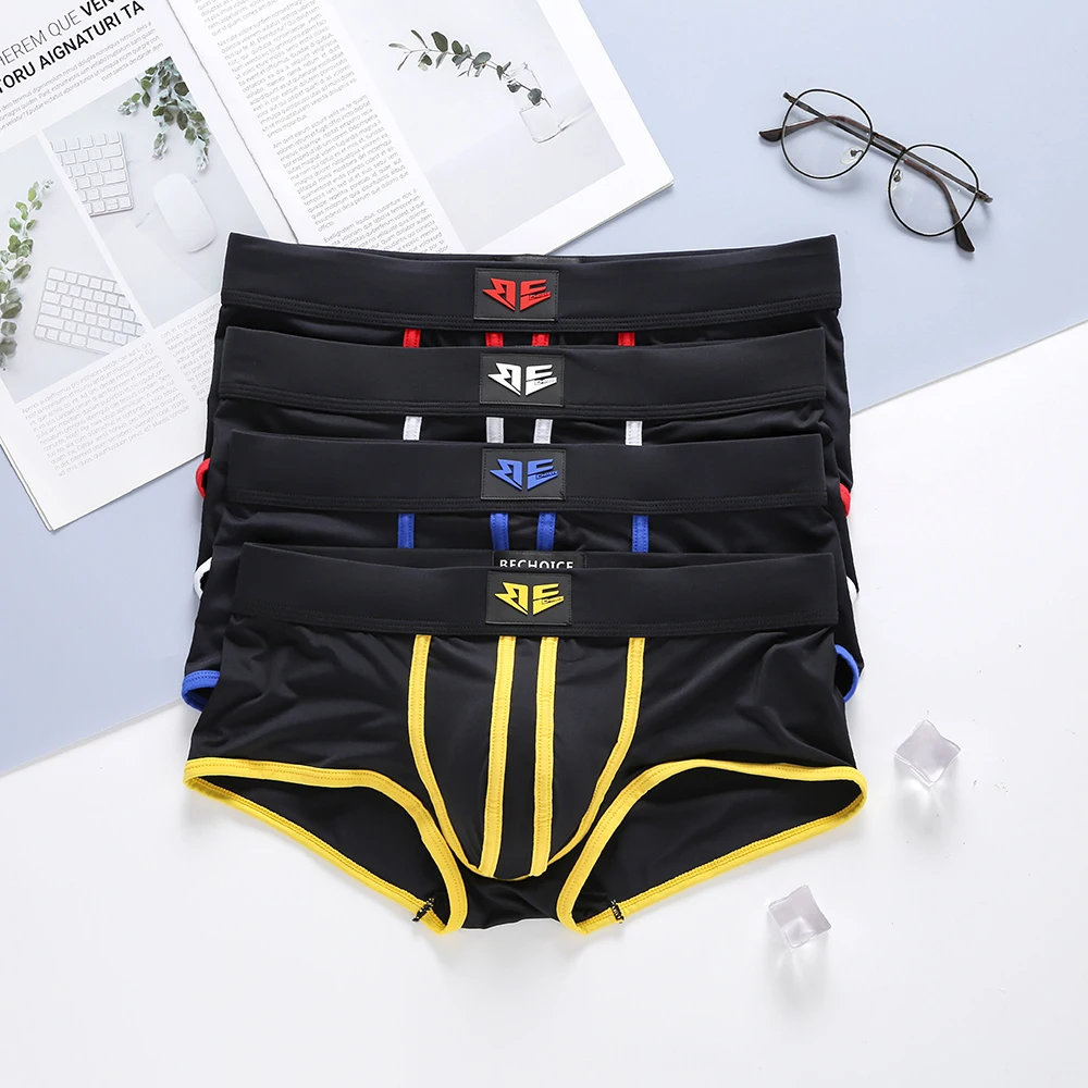 Men Underwear Male Underpants Bikini Pants Low Rise Men Underwear Comfortable Breathable Boxer Briefs Dropshipping