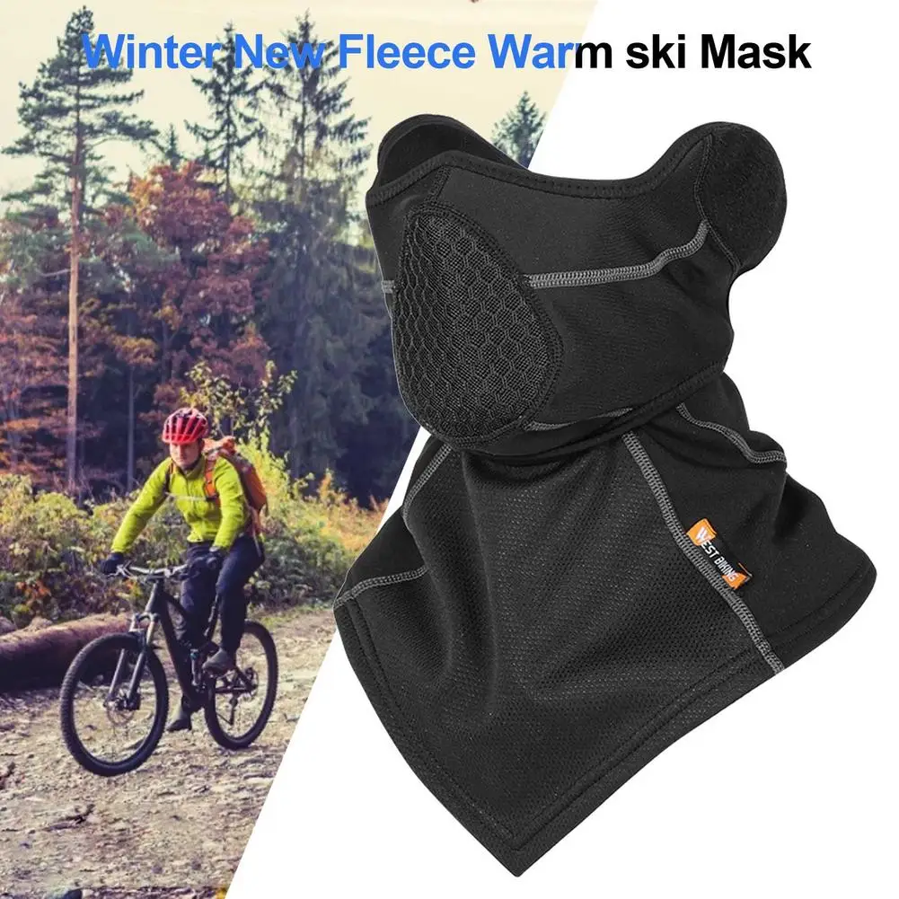 Motorcycle Warm Mask Neck Warm Snowboard Bike Riding Mask Scarf Windproof Outdoor Sports Ski Cycling Bicycle Face Protector