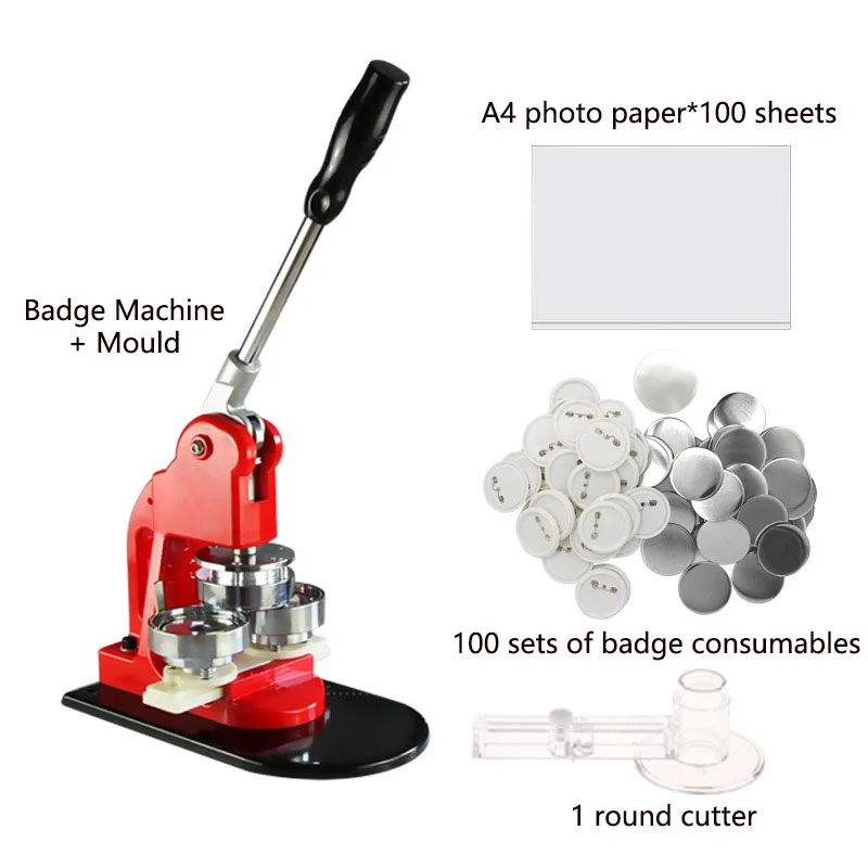 

Badge Making Machine JY-X01 Customized Equipment DIY Brooch, Badge Pin and Epaulette Pressing Machine Badge Making Machine