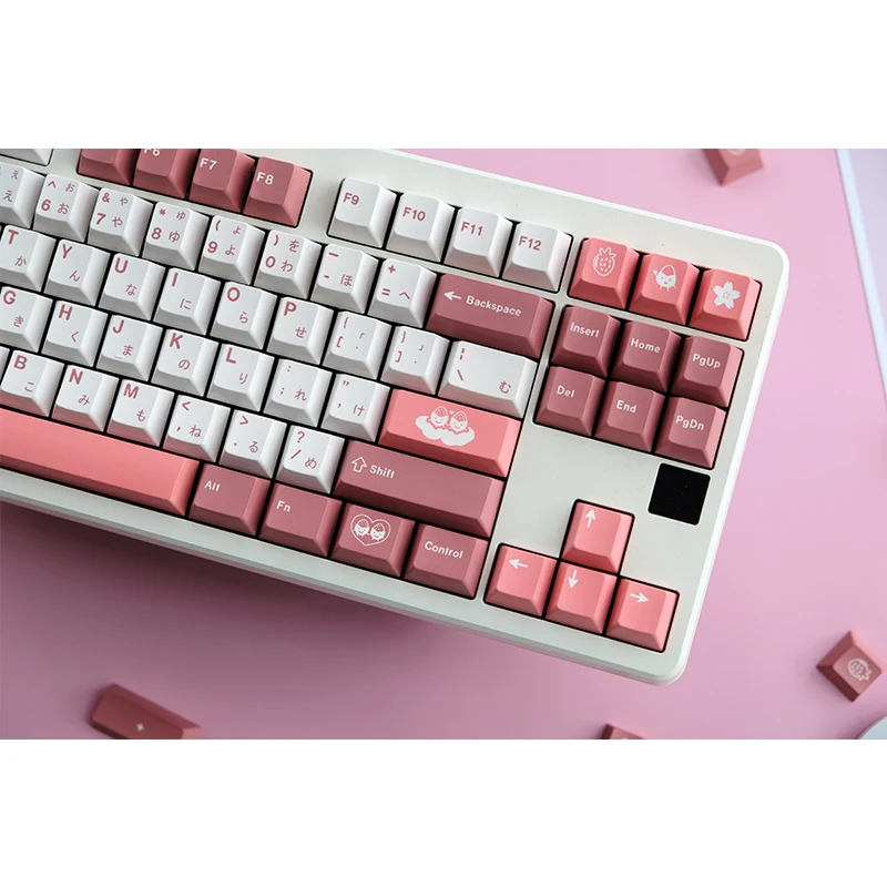 

Kashcy Big Blessing Dye Sublimation Full Size Cherry Profile Keycaps Set for Mechanical Keyboard US English Japanese layout